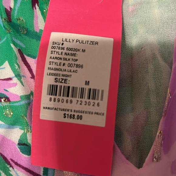 NWT lilly Pulitzer blouse! - Picture 3 of 3
